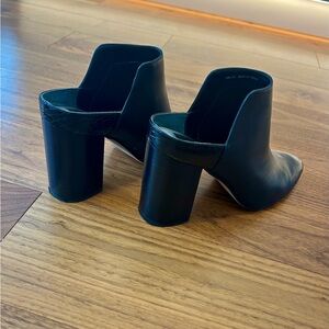 Dolce Vita Black Leather Mules